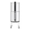 VEVOR 2.25G Gravity-fed Water Filter Countertop System Stainless Steel 4 Filters
