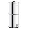 VEVOR 1.5G Gravity-fed Water Filter Countertop System Stainless Steel 2 Filters