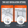 VEVOR Marine Trailer Guide Set, 60'' Flexibly Adjustable, Dual Rust-Resistant Steel Supports with PVC Covering, Ideal for Ski, Fishing