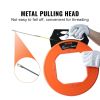 VEVOR Fish Tape, 100 ft, 3/16-inch, Fiberglass Wire Puller with Optimized Housing and Handle, Easy-to-Use Cable Puller Tool