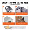 VEVOR Heated Cat House Foldable Kitty Shelter with Heated Pad Green Middle