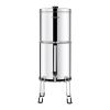 2.25G Gravity-fed Water Filter Countertop System Stainless Steel 2 Filters