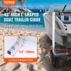 VEVOR Boat Trailer Guide, 43' Adjustable Design Trailer Guide Poles, 2PCS Rustproof Galvanized Steel Trailer Guide, Trailer Guides with PVC Pipes