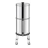 2.25G Gravity-fed Water Filter Countertop System Stainless Steel 2 Filters