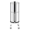 VEVOR 2.25G Gravity-fed Water Filter Countertop System Stainless Steel 4 Filters
