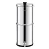 VEVOR 1.5G Gravity-fed Water Filter Countertop System Stainless Steel 2 Filters