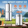 VEVOR 2.25G Gravity-fed Water Filter Countertop System Stainless Steel 2 Filters